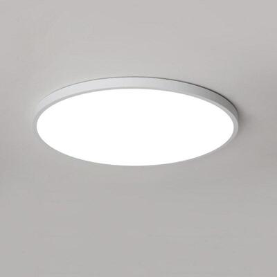 超薄卧室轻奢客厅灯LED三防灯圆形阳台灯厕所灯卧室灯6500K