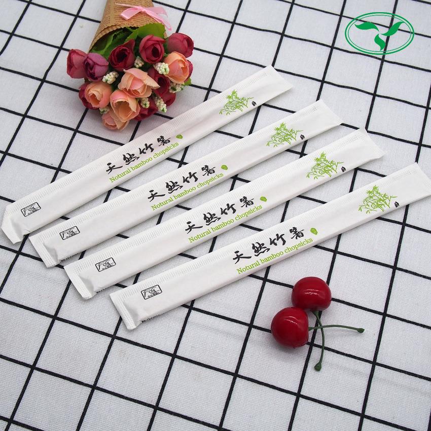 纸包装圆棒筷子5.5*20CM（含牙签）快餐外卖筷子3000双环保可降解