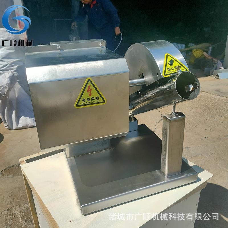 不锈钢材质鸭头劈半机 麻辣鸭头分半机 鸭头一分两半设备