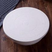 转盘编篮子手工打底用手动转盘编制打底用做蛋糕陶艺圆盘转盘