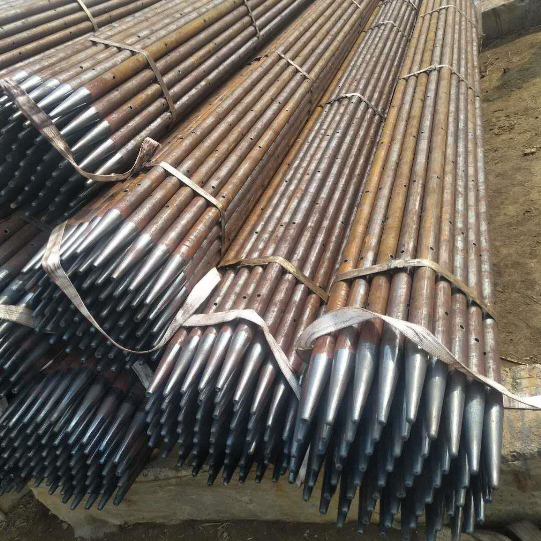 万名钢管 注浆管厂家 管 48mm预埋桩基注浆管现货 全国配送