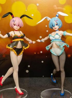 re0 从零开始的异世界 轻装 兔女郎 蕾姆 拉姆 手办 furyu 正版