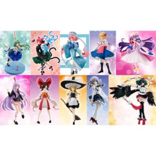 东方Project 十六夜咲夜 帕秋莉 爱丽丝 博丽灵梦 furyu 手办