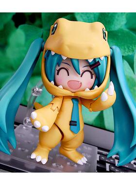 初音未来 数码宝贝 20周年 亚古兽 初音 粘土 手办 GSC 正版 现货