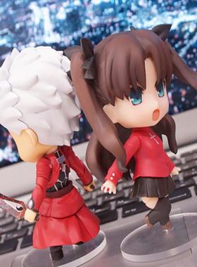 fate fgo 无限剑制 Archer 卫宫士郎 红A 远坂凛 gsc 粘土人 手办