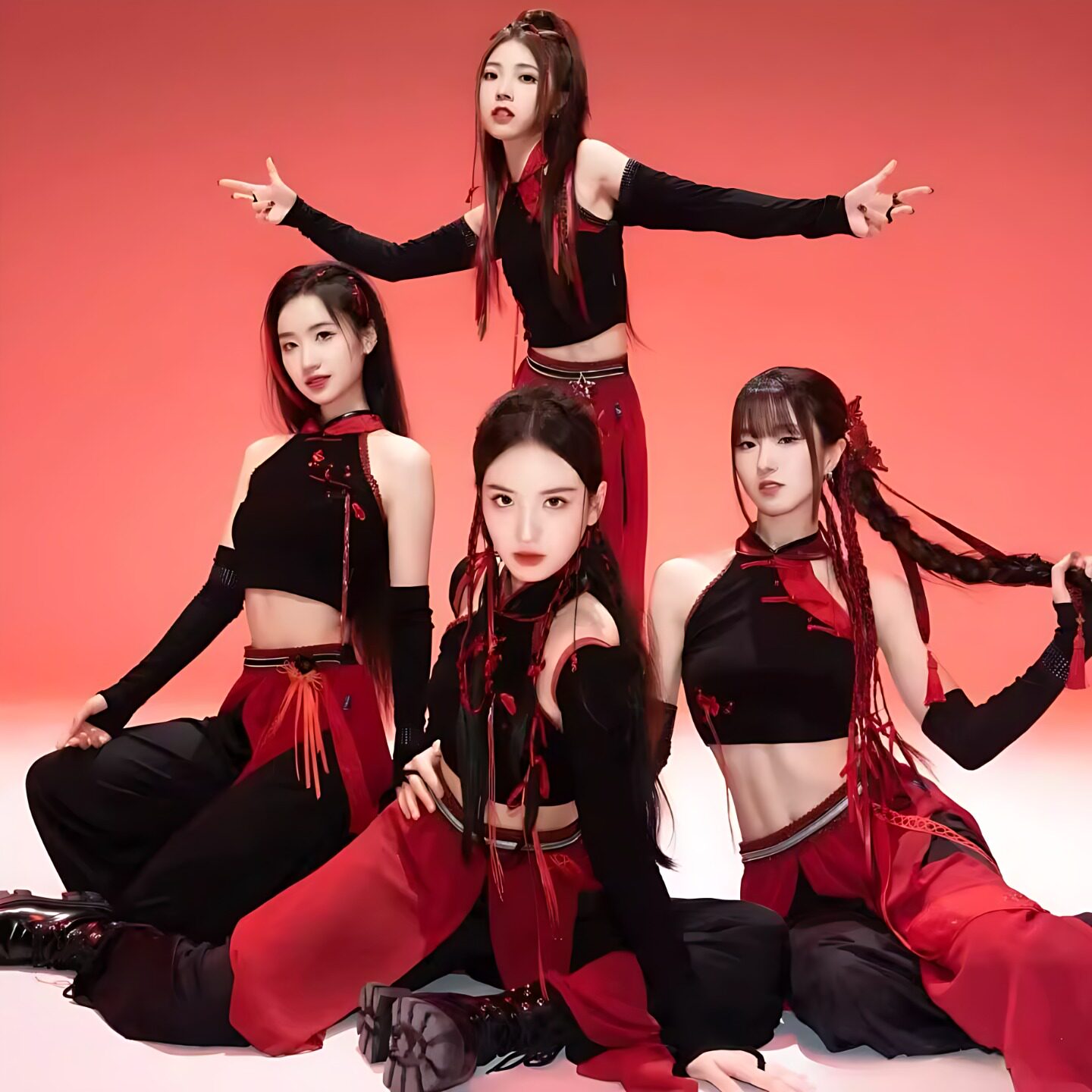 少儿爵士街舞表演服繁星少女sing同款女团舞蹈演出街古典打歌国风