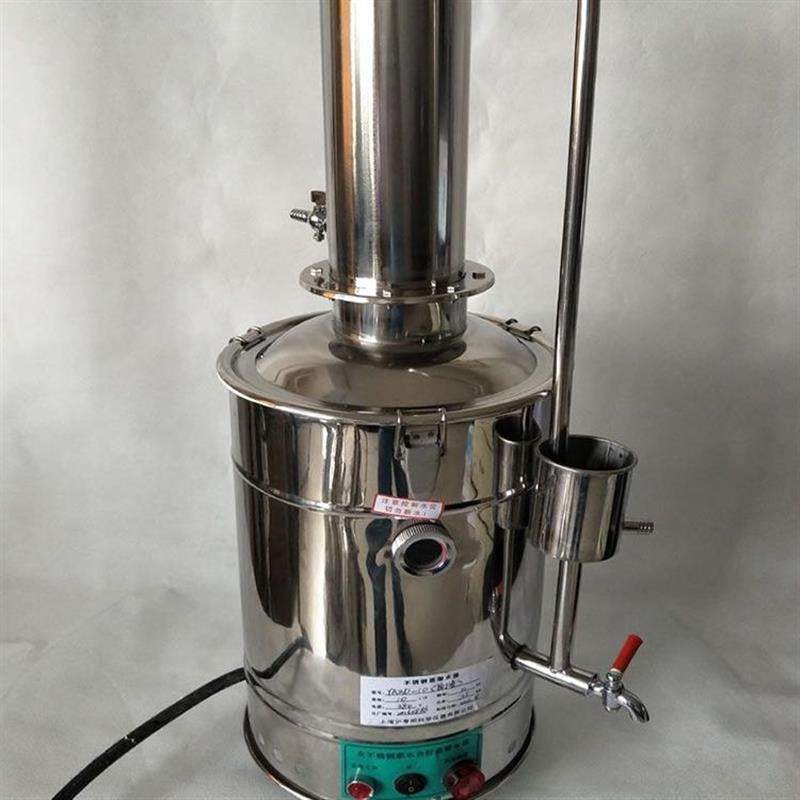 不锈钢蒸馏水器 小型实验室用 断水自控蒸馏水机