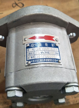四川长江齿轮泵CBK1012-A1TR 四川长江泵液压泵CBK1012-B4FR马达