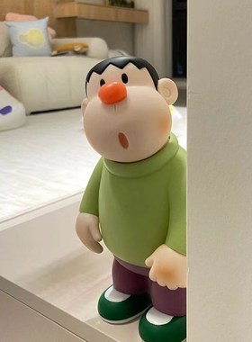 可爱歪头胖虎摆件客厅玄关电视柜洒柜网红手办卡通潮玩家居装饰品