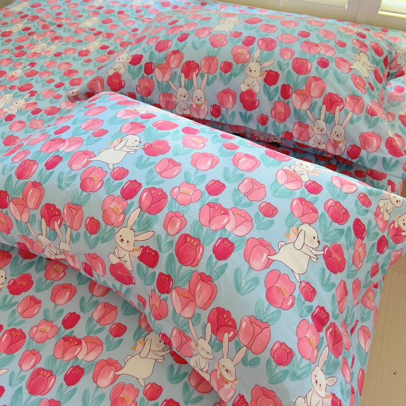 全棉枕套一对装100纯棉枕头套48X74学生宿舍40x60加大枕芯套50x80