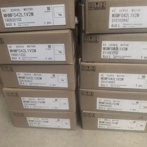 MSMF042L1V2M，全新400W刹车电机，工厂库存闲置议价