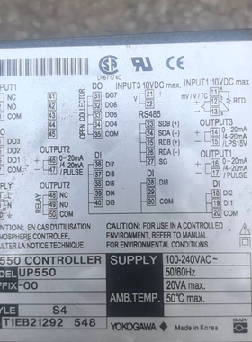 议价YOKOGAWA 恒河温控器  UT550维修