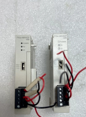 议价三菱PLC通讯模块FX3U-485ADP-MB，原装正品，拆