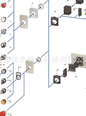 Eaton伊顿穆勒moellerM22-SWD-K22LED-R按钮指示灯全新原装正品