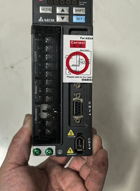 议价台达伺服驱动器ASD-B2-0421-B， 400W，橙色新