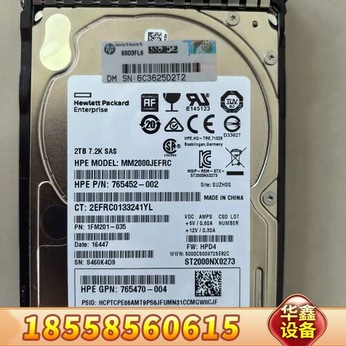 HP 765466-B21 765873-001 2T SA