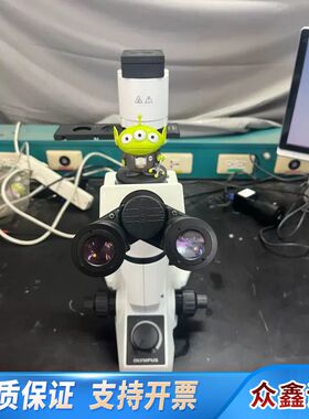 OLYMPUS CKX41 生物倒置顯微鏡，含兩個目鏡，含