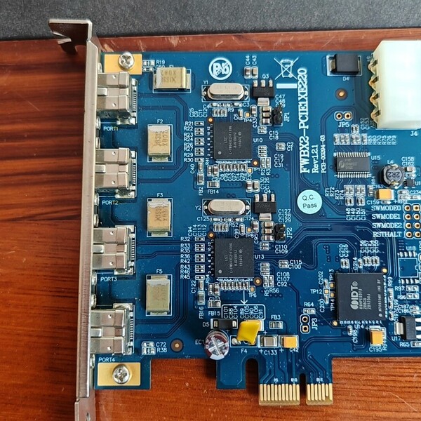 影像采集卡，IOI PCI-E转4路1394B接口FWB