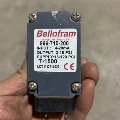 美国BELLOFRAM百乐福T-1500 电气比例阀BeII--议价商品