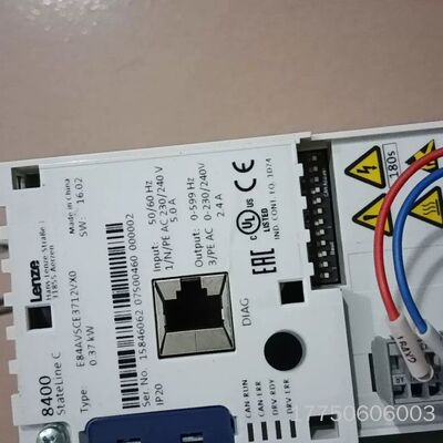 伦茨变频器8400系列，型号E84AVSCE3712VX0，
