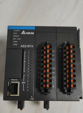 台达PLC   AS218TX-A  实物拍摄，功能正常