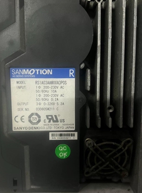 原装 伺服驱动器 RS1A03AAWXXA3P0S 有量