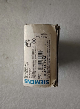 西门子接触器式继电器，3TH42 44-1XB4物品实景实物