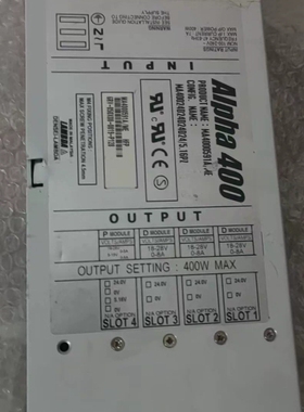 Alpha 400电源 型号MA4000591A/ME 40询价