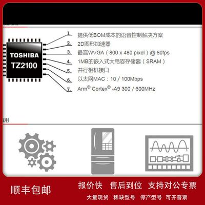 TCD1103GFG\tTCD1254GFG\tTCD1256GAG\tTCD1304DG线性图像传感器