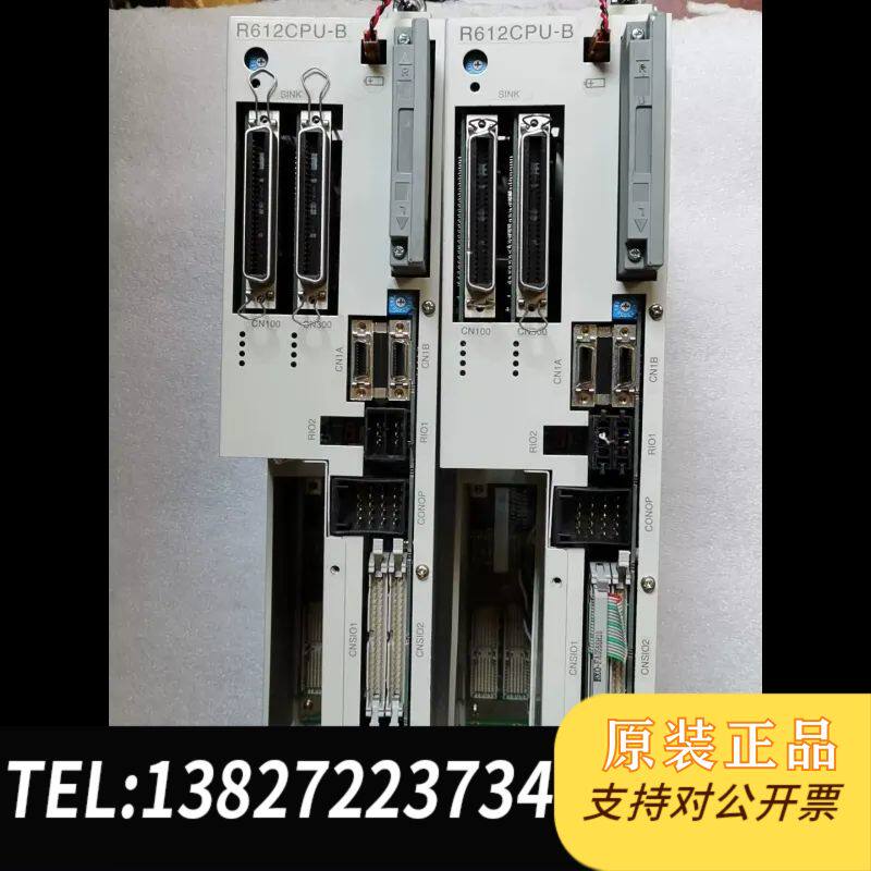 三菱R612CPU-B，带存储卡，二手拆机，成色不错，轻使
