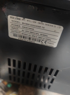 议价迈凯诺变频器BV3600-022G/030P-T4，功率22议价