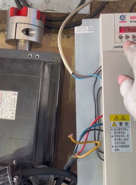 拆机广数大功率绝对值伺服驱动器，绝对值伺服电机GE2000伺