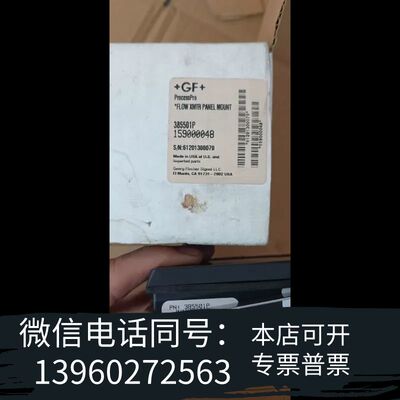 原装+GF+ Signet Flow385501P 乔治需询价