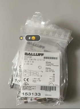 议价BALLUFF 巴鲁夫 传感器 BOS00WJ BOS00W维修