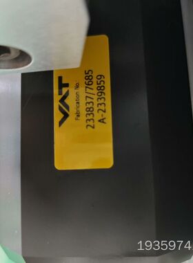 VAT真空阀门 型号233837/7685，几，议价再议价