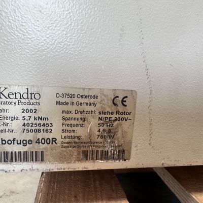 Kendro Labofuge 400R离心机，图，