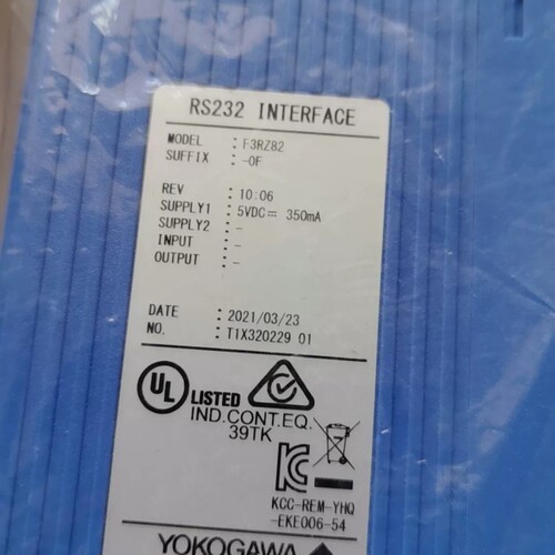 F3RZ82-0F，横河RS232梯形图通信模块，原装正品，