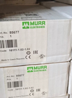 全新MURR穆尔85677开关电源，原装正品，现货，都是未开