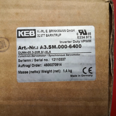 A3.SM.000-6400 KEB 伺服电机