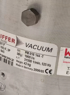 普发PFEIFFER真空分子泵，型号TPH2301P，D