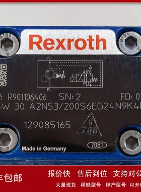 R901106406  DBW30A2N53/200S6EG24N9K4R12 # Rexroth//力士乐议