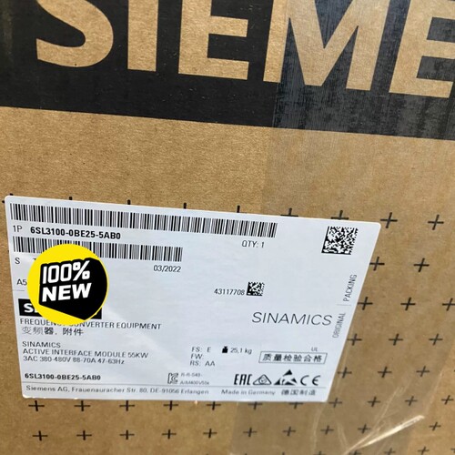[议价可修]S120驱动器6SL3100-0BE25-5AB0