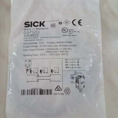 SICK西克GSE6-P1212光电开关GL6-P1211 1061398 1059922 1052450