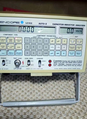 议价SENCORE LC102电容电感测试仪，可以正常通电开机，维修