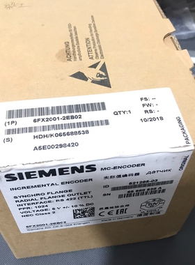 增量编码器，型号6FX2001-2EB02，德