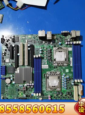 超微X8DAL-I 1366针工作站主板 可接显卡 带独立声