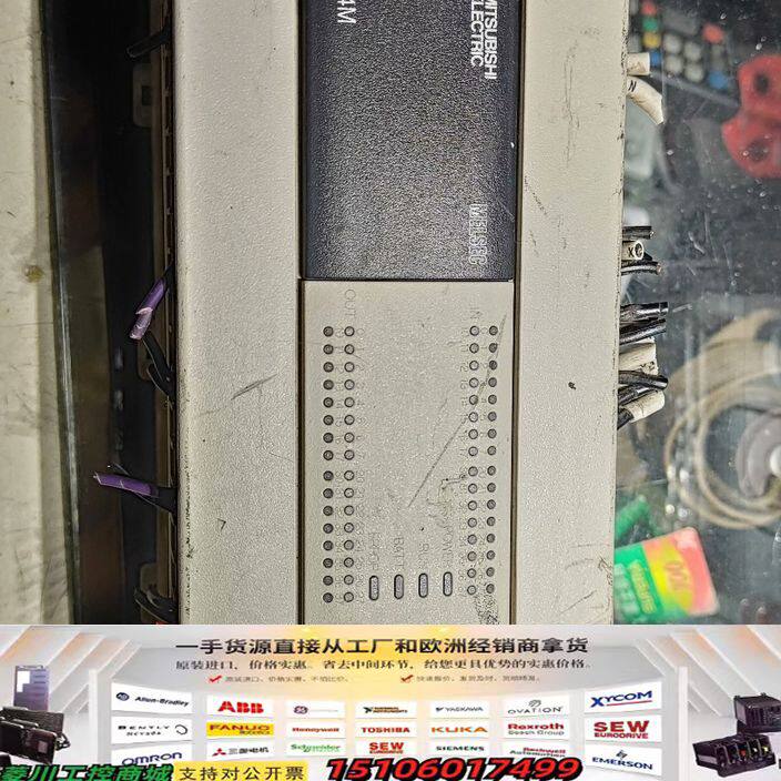 三菱拆机  PLC型号FX3U-64MT/ES-A，外壳损坏议价