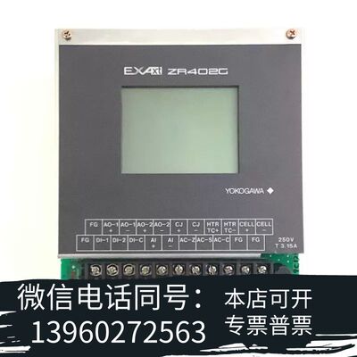 全新YOKOGAWA EXAxt ZR402G 250V 氧气分需询价