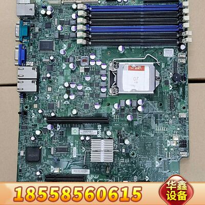 超微服务器主板 X8SIE-F 双千兆网口，支持1156针