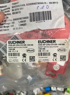 Euchner安士能 109168安全开关 CES-AP